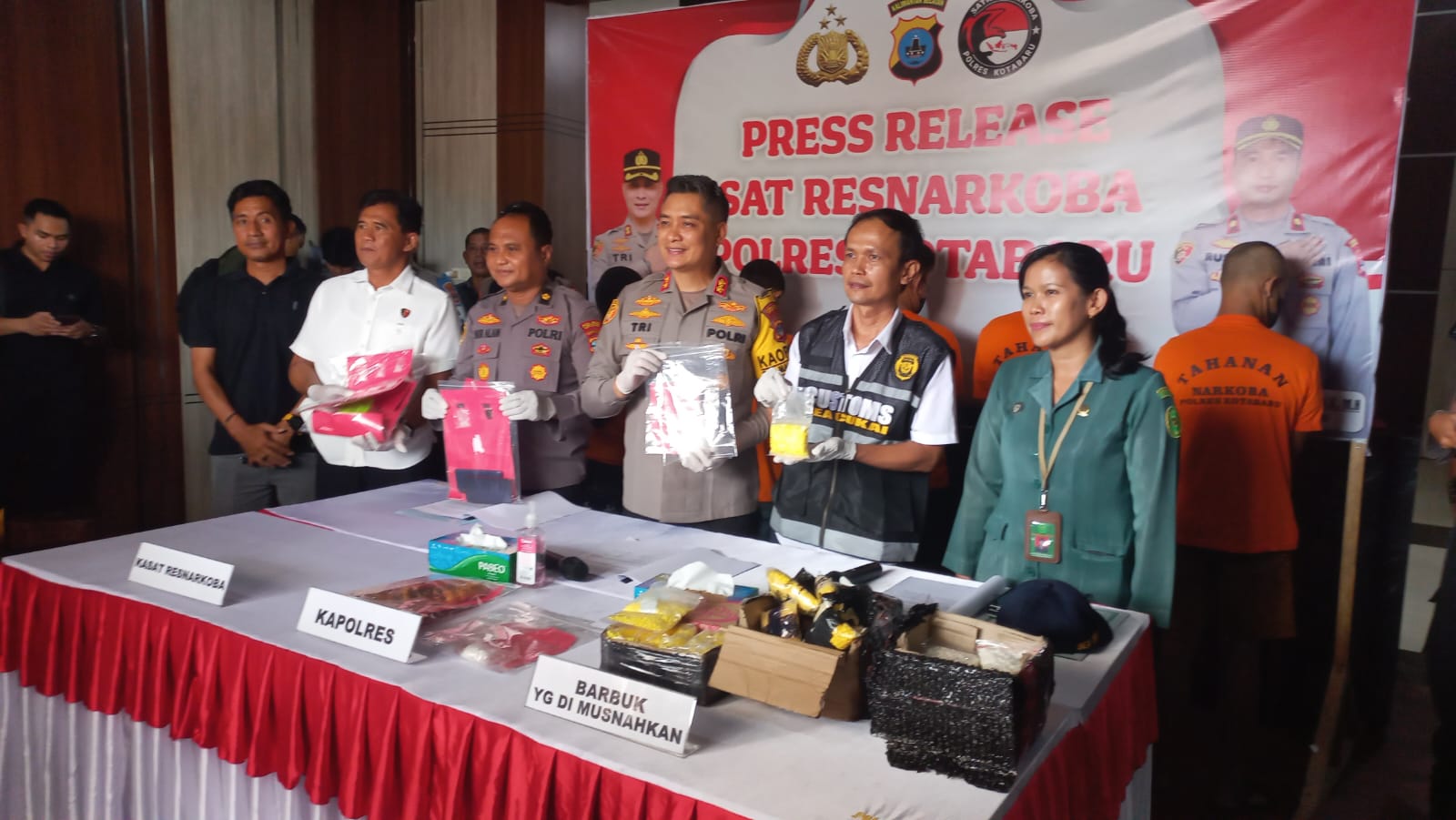 Polisi Ungkap Jaringan Peredaran Narkoba Lapas Kotabaru