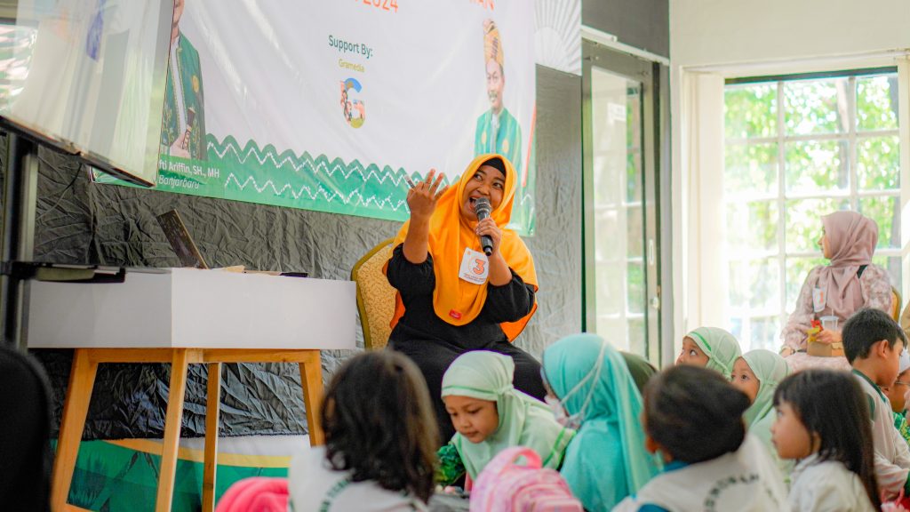 Lomba Membaca Nyaring, Mempererat Literasi Sebagai Perayaan Hari Jadi Kota Banjarbaru ke- 25 Tahun.