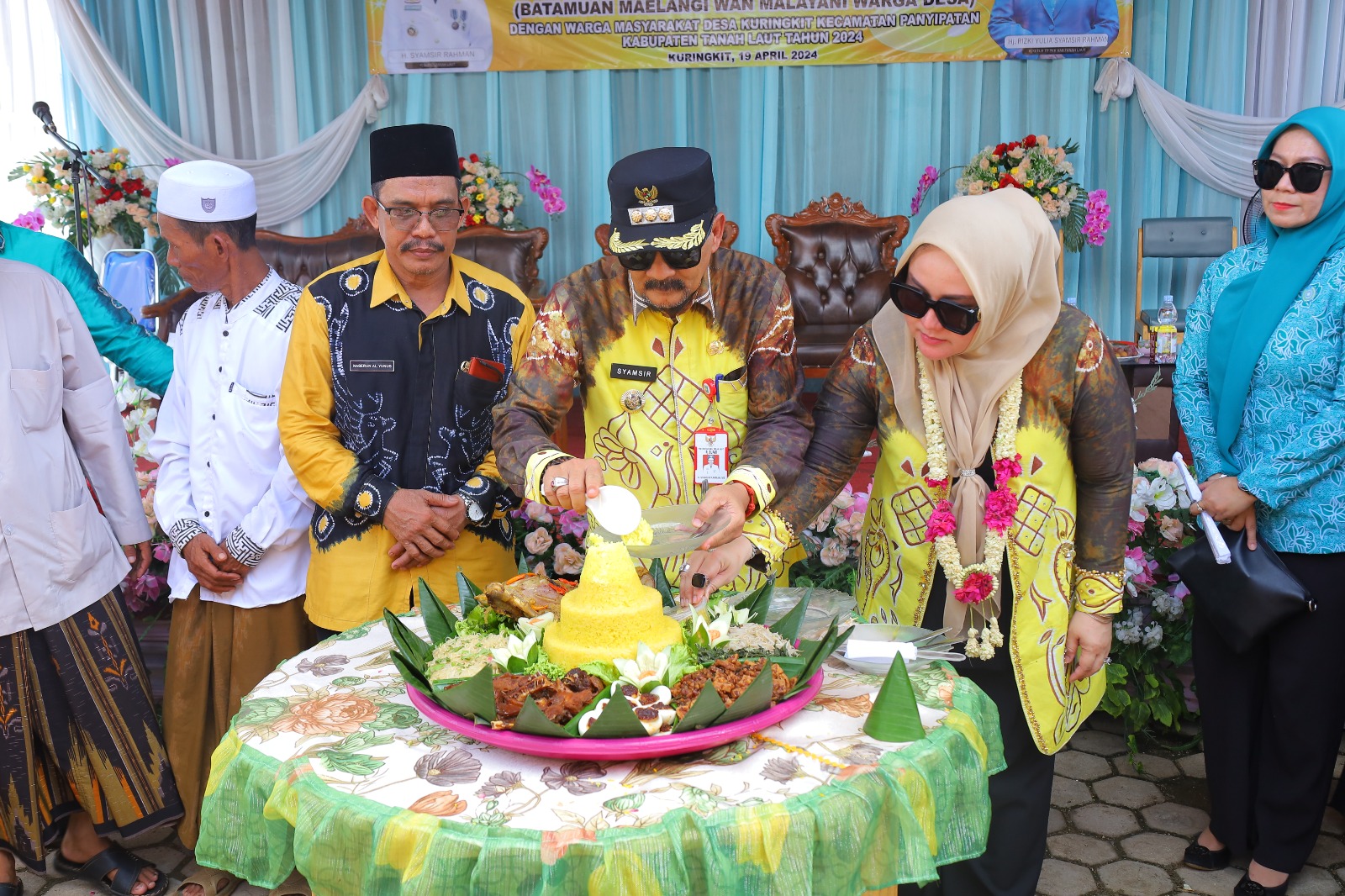 Pj. Bupati Tala Rayakan Ulang Tahun Desa Kuringkit ke-43