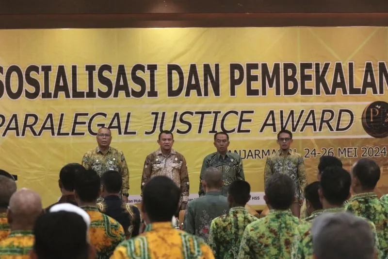 Aparatur Desa di Kabupaten HSS Ikut Paralegal Justice Award