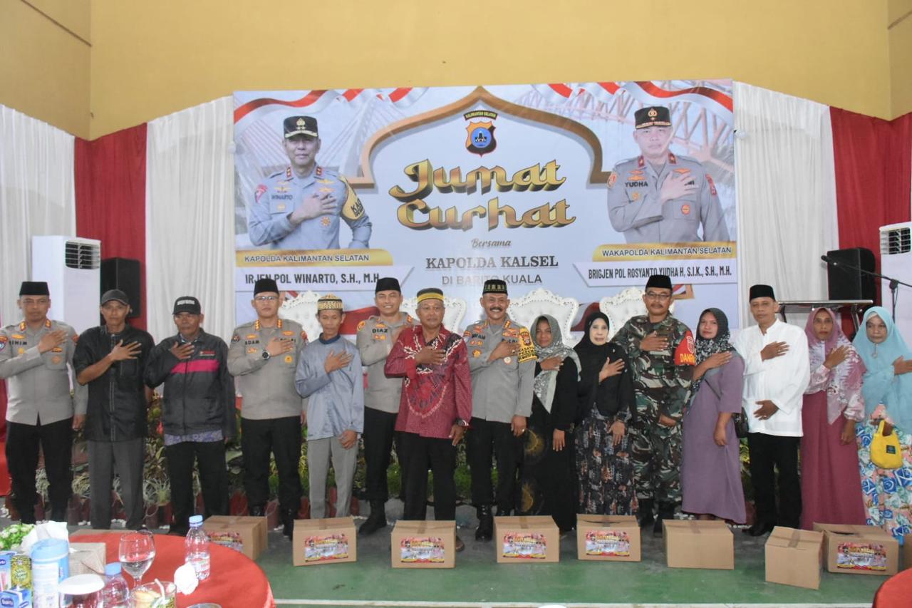 Giliran Warga Anjir Muara, Curhat ke Kapolda Kalsel