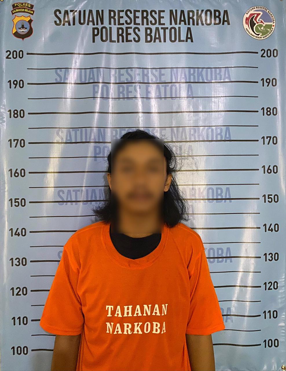Pengedar Narkoba di Alalak, Berhasil Di ringkus Sat Narkoba Polres Batola