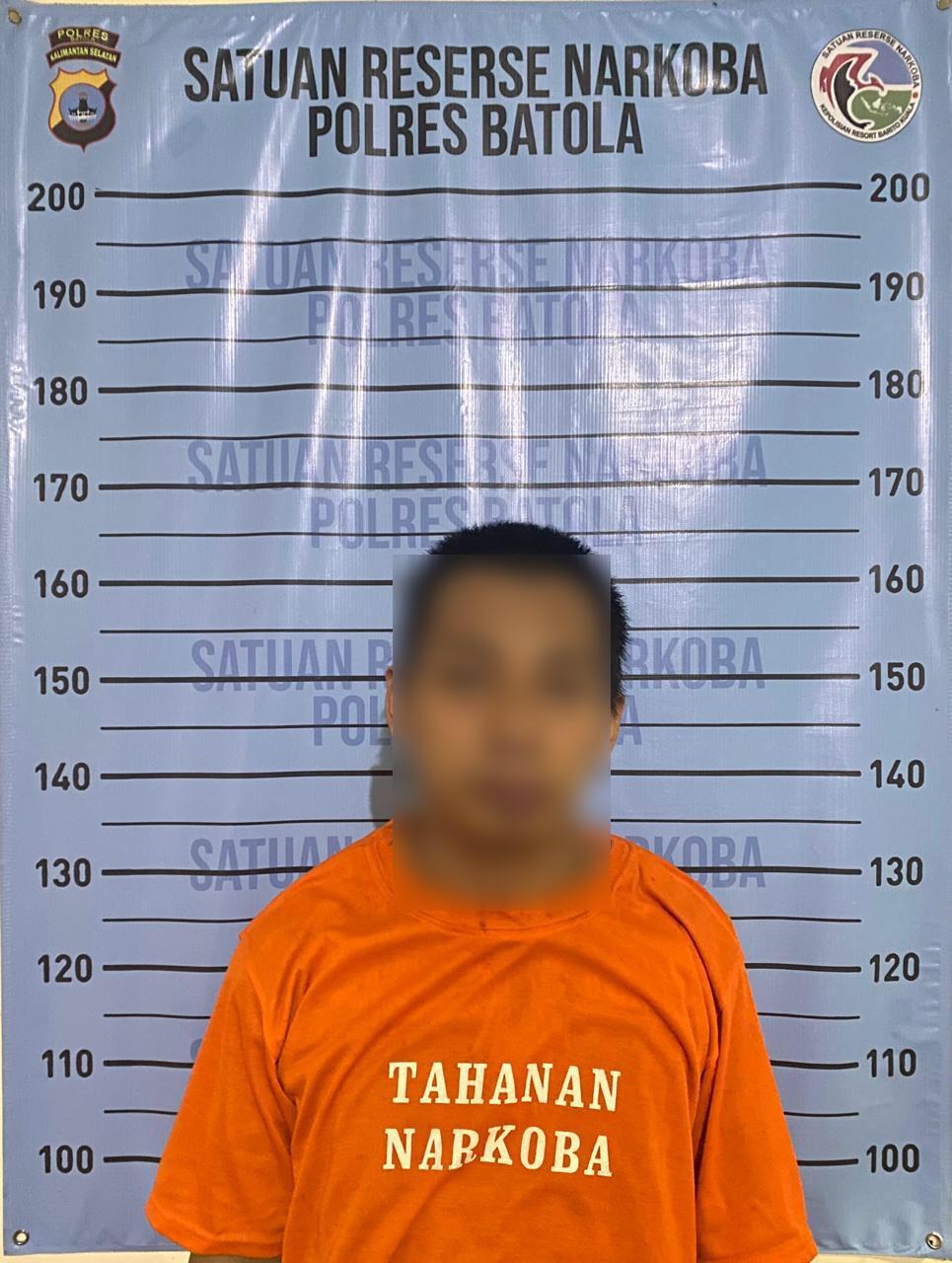 Pengedar Sabu Asal Banjarmasin berhasil di Tangkap Sat Narkoba Polres Batola di Alalak