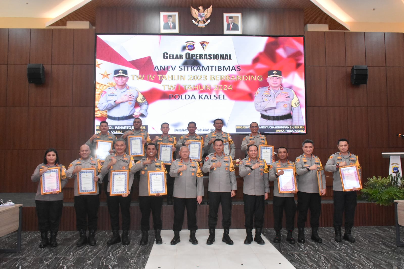 Polres Kotabaru Dapat Penilaian Kepatuhan Kualitas Tertinggi