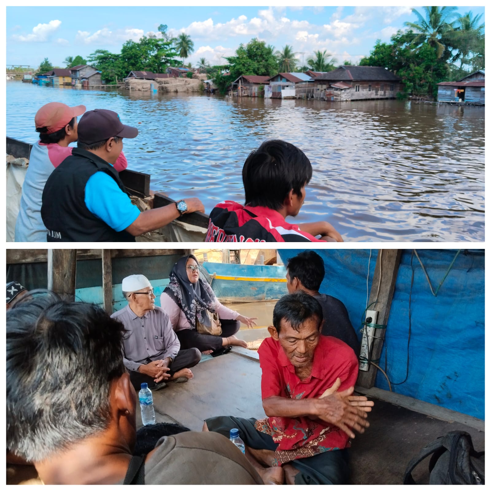 Penumpang Klotok Terbalik dan Tenggelam di Sungai Alalak Batola, Relawan dan Basarnas dan Satpolairid Lakukan Pencarian