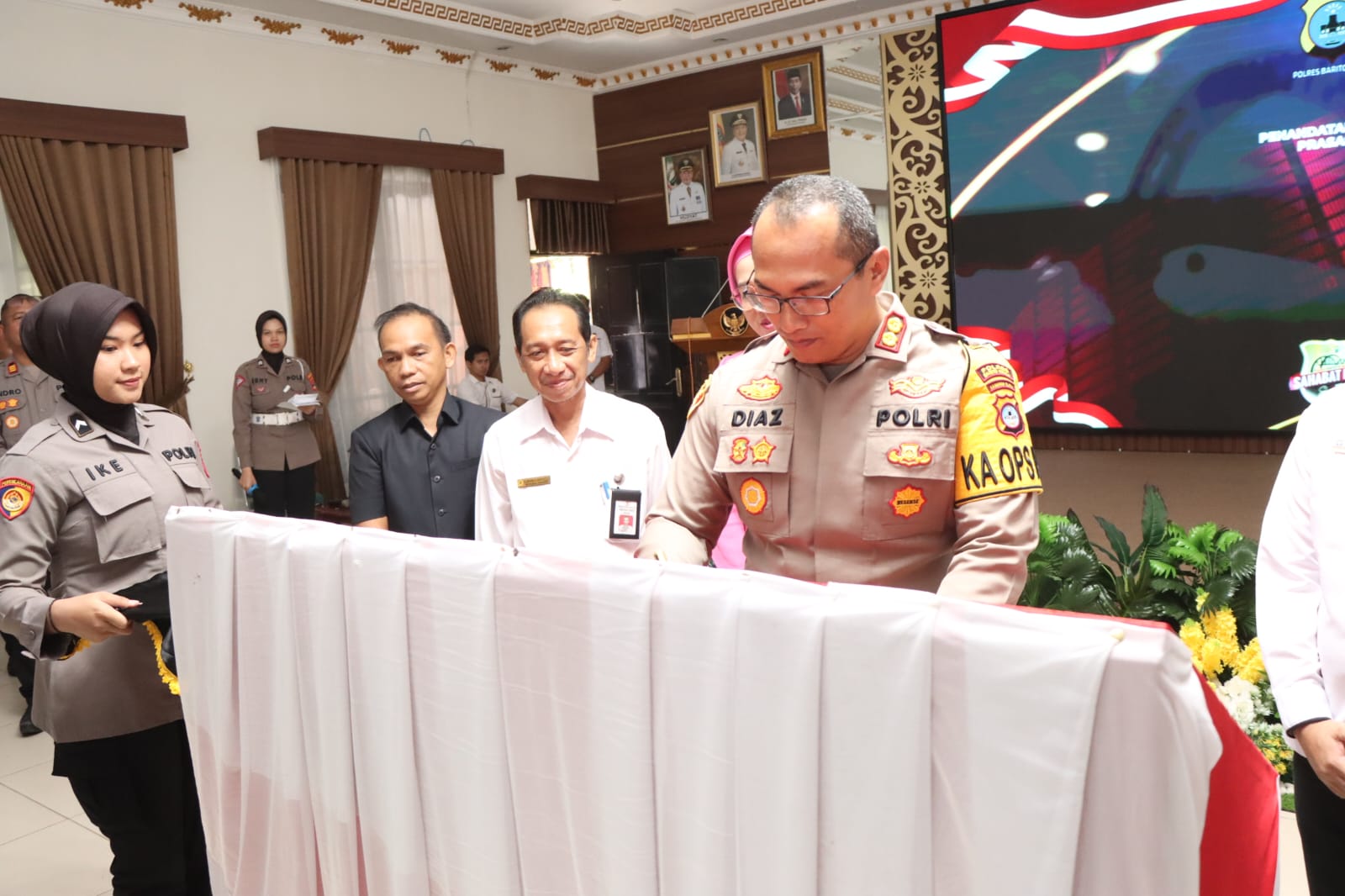 Polres Batola Launching Aplikasi Sahabat Pian dan Peresmian Griya Restorative Justice Tantya Sudhirajati
