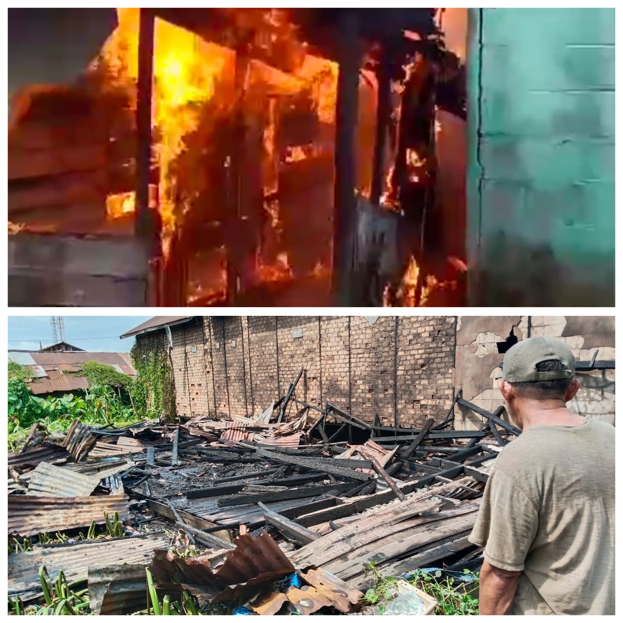 Api Lumat Rumah Kosong di Flamboyan Banjarmasin