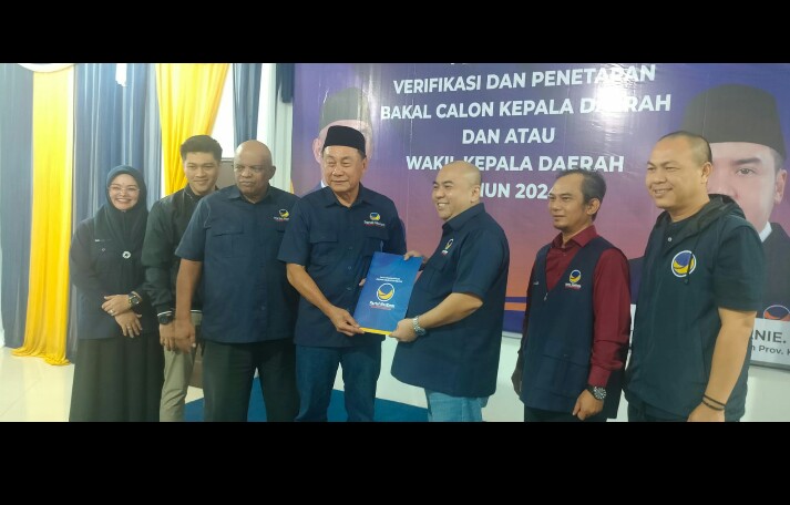 Mukhyar dan Winardi Daftarkan Diri Ke DPW Nasdem Banjarbaru, Siap Pimpin Banjarmasin