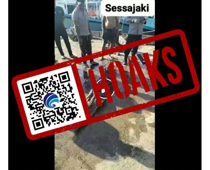 [HOAKS] Penemuan Seekor Buaya di Pelabuhan Paotere Makassar