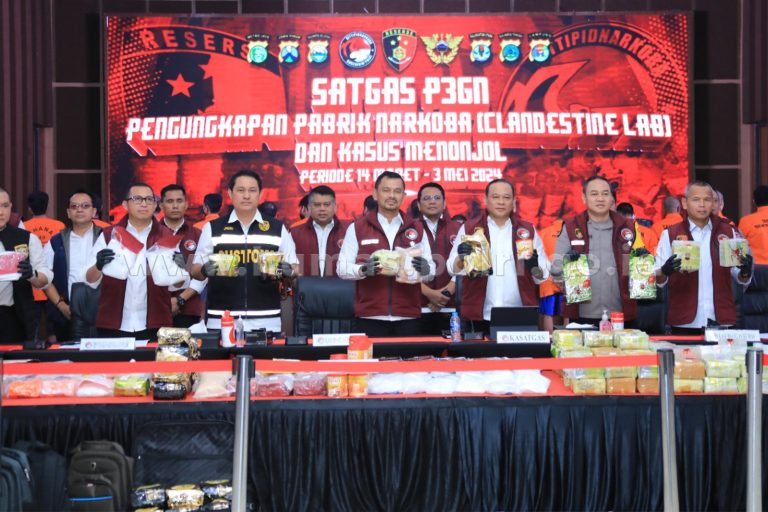 Polisi Tangkap 60 Tersangka Jaringan Gembong Narkoba Fredy Pratama