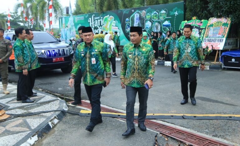 Puncak Peringatan Hari Jadi Kabupaten Balangan ke-21 Dimeriahkan dengan Kehadiran Pj. Bupati HSS