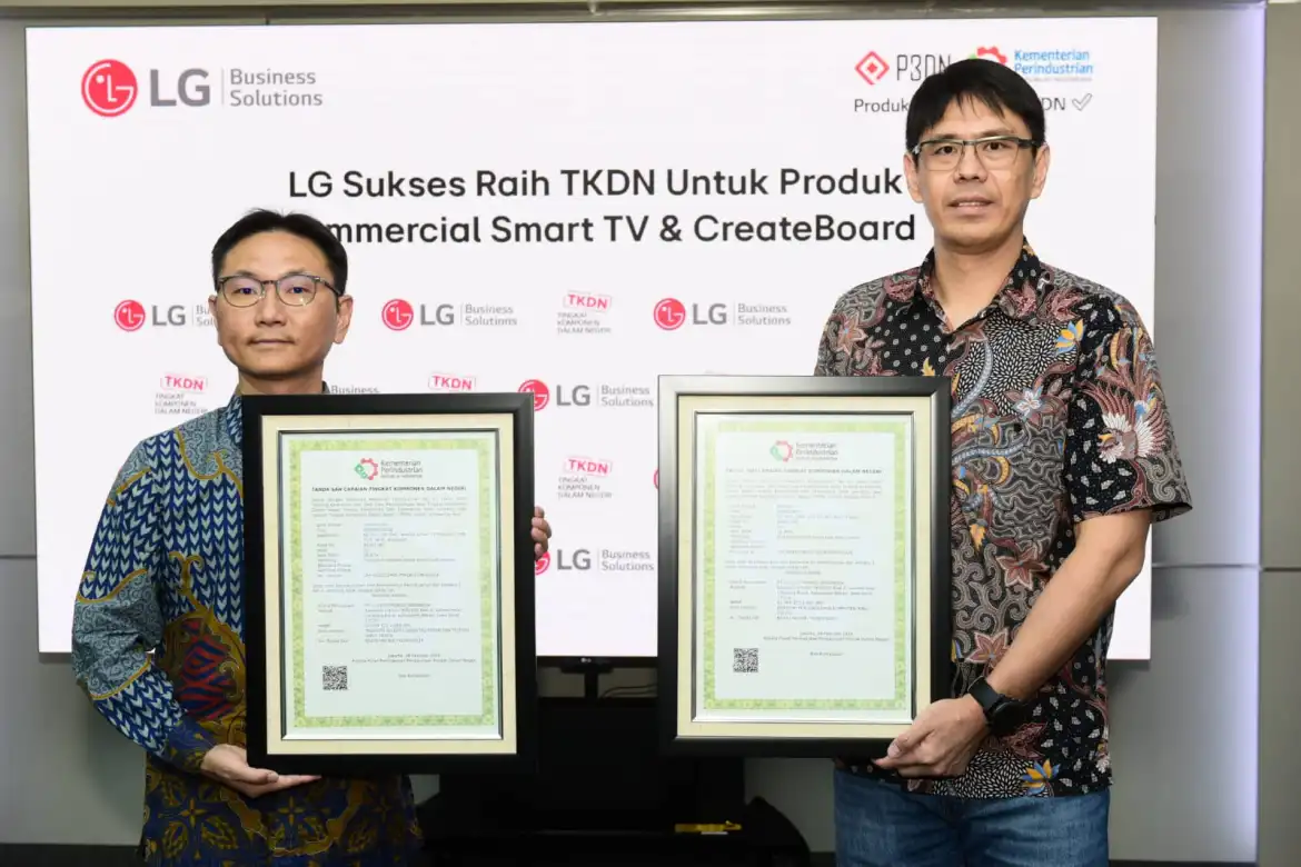 LG Sukses Raih TKDN untuk Produk Commerscial Smart TV