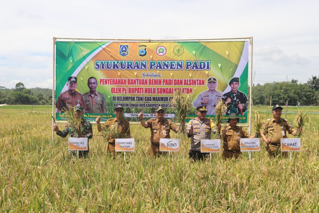 Penjabat Bupati HSS Hadiri Syukuran Panen Raya di Desa Hariti: Upaya Meningkatkan Produktivitas Pertanian