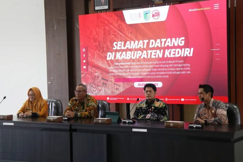 Pemkab HSS Studi Tiru SPBE ke Diskominfo Kediri