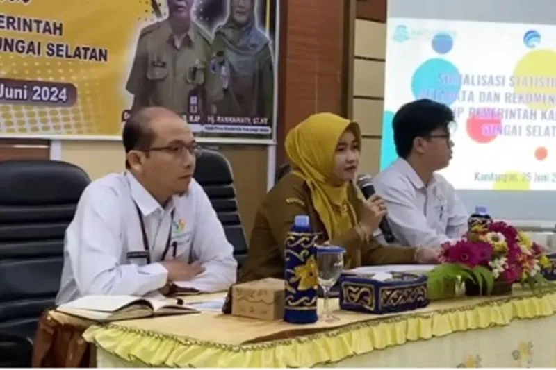 Diskominfo HSS Sosialisasikan Statistik Sektoral
