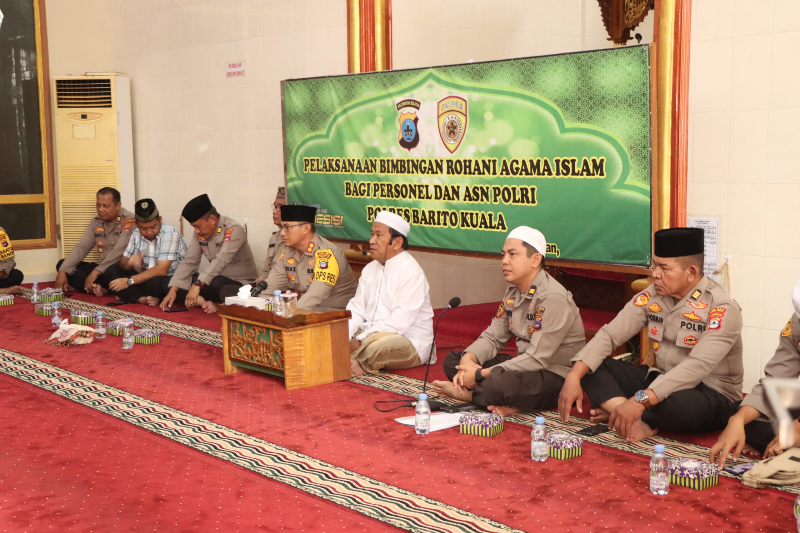 Polres Batola laksanakan pembinaan Rohani dan Mental personil Polri dan ASN Polres Batola