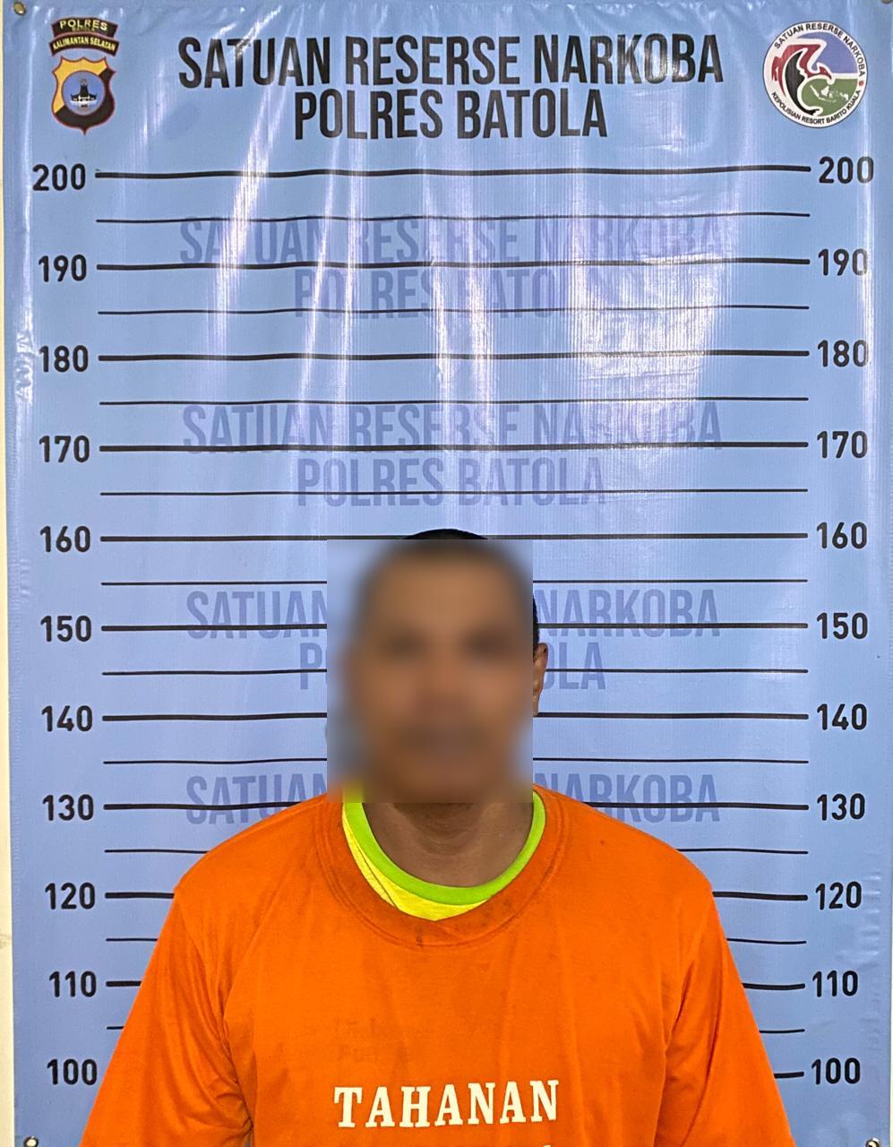 Sat Narkoba Polres Batola Kembali Ringkus Pengedar Sabu Di Wilayah Kec. Alalak