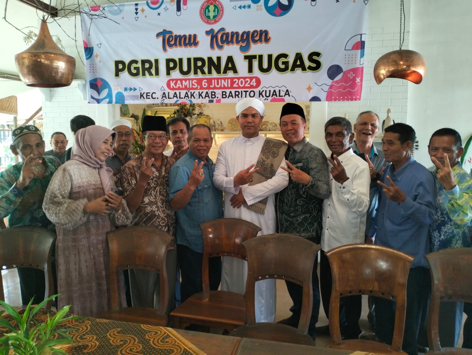 Pensiunan Guru Se Kabupaten Batola Siap Dukung Pasangan Rahmadi dan Sumarji