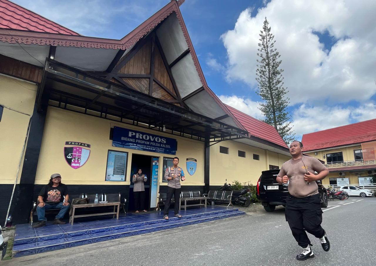 Berikan Contoh Terbaik, Provos Polda Kalsel Gelar Program Turunkan Berat Badan