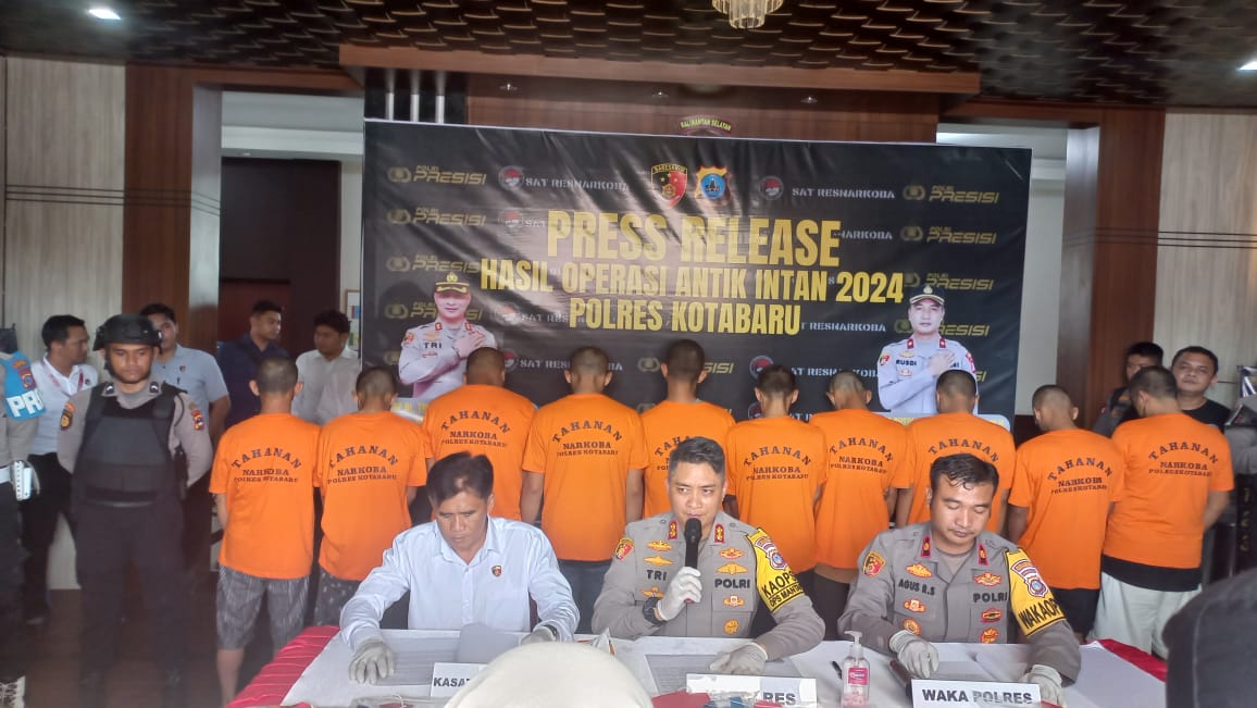55 Gram Sabu-sabu Diungkap Selama Operasi Antik Intan Kotabaru