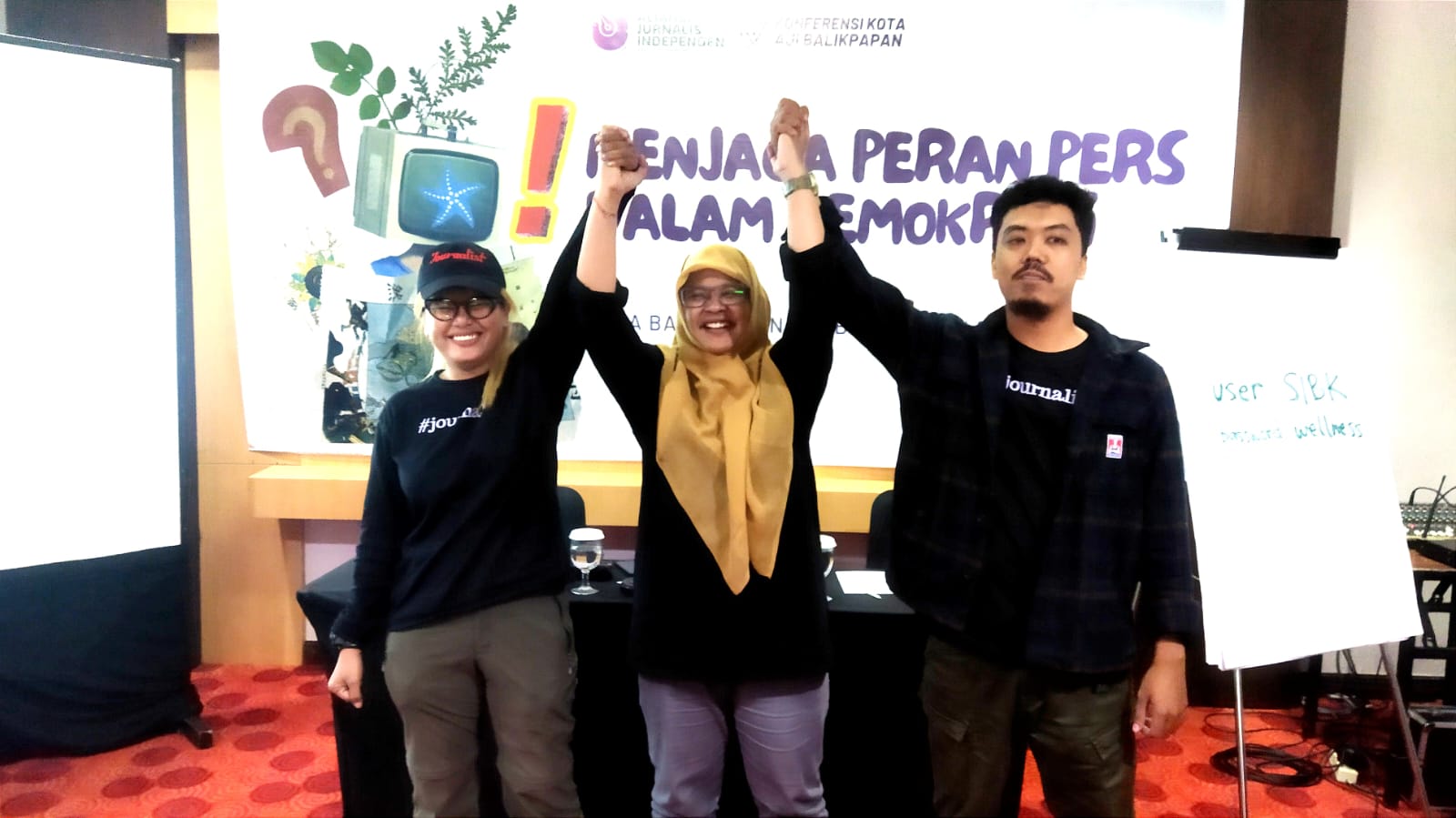Duet Erik dan Niken Terpilih Sebagai Ketua – Sekretaris AJI Balikpapan 2024-2027