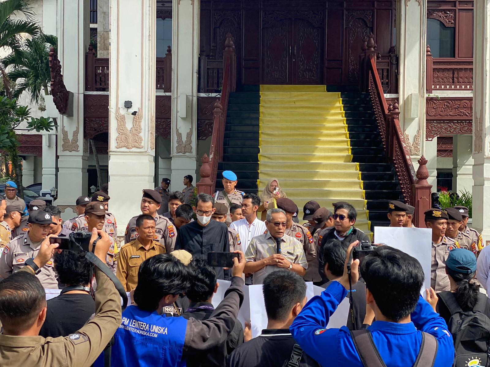 Masyarakat Peduli Pers Banjarmasin Tolak RUU Penyiaran