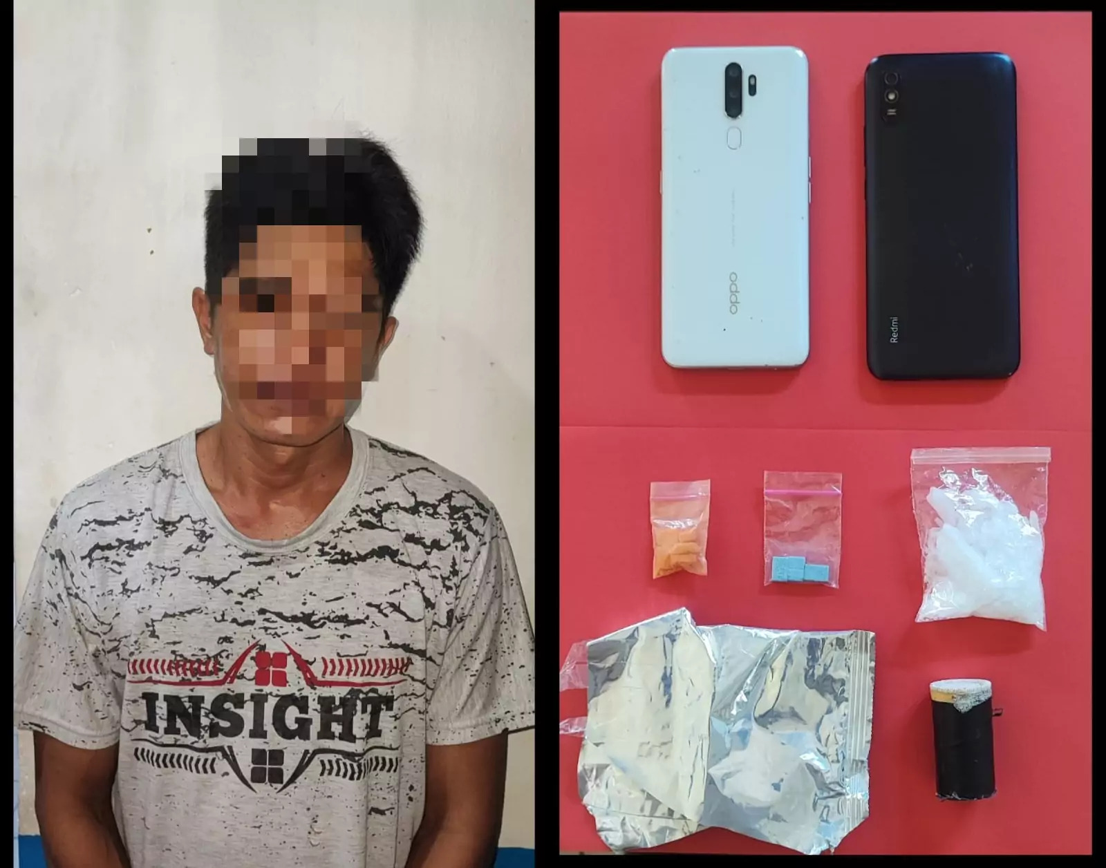 Apes Warga Banjarmasin Diringkus Polres Tapin Lantaran Bawa 12 Gram Sabu