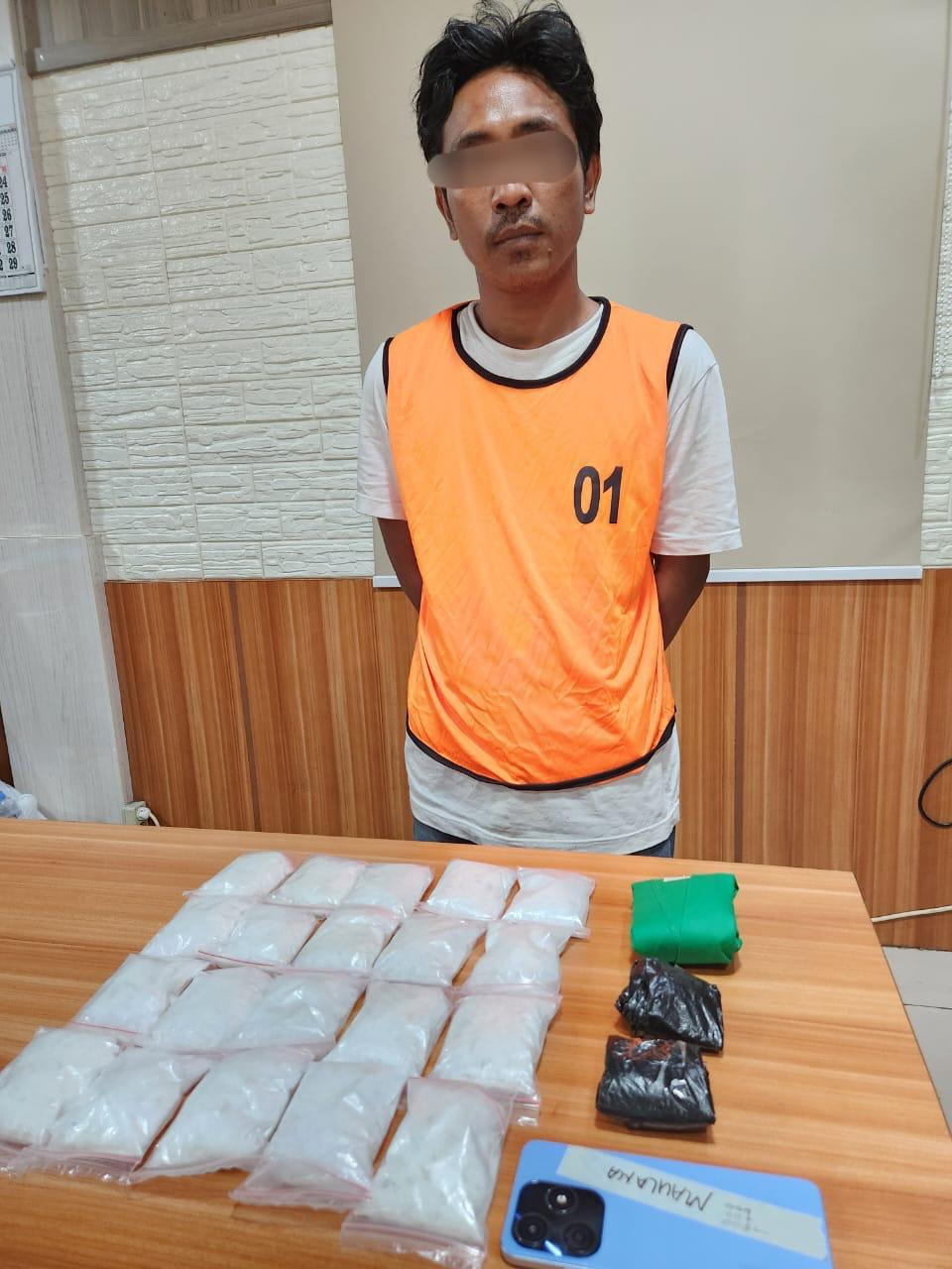 Subdit III Ditresnarkoba Polda Kalsel Gagalkan Peredaran Narkoba 2 Kilogram