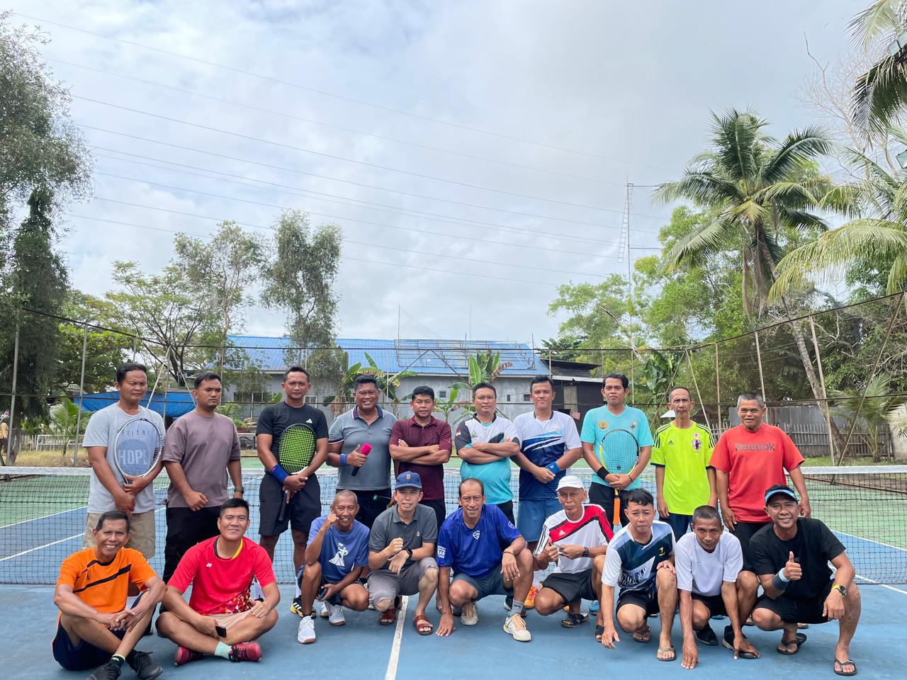 Jalin Persahabatan, Club Korba Tenis Gelar Pertandingan Internal Tenis