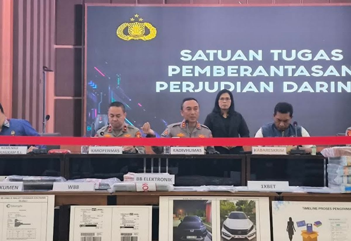 Bareskrim Tangkap 464 Tersangka Judi Online Periode 23 April – 17 Juni 2024