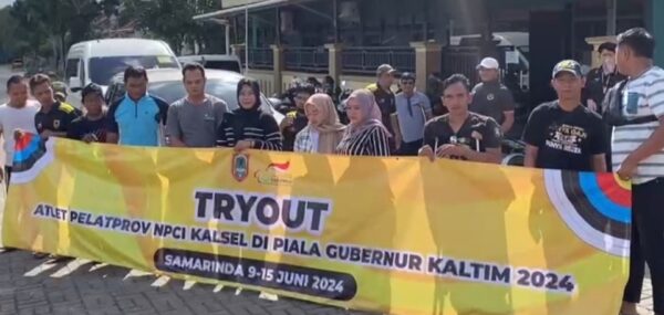 Panahan NPCI Kalsel Tanding dengan Non Paralympic