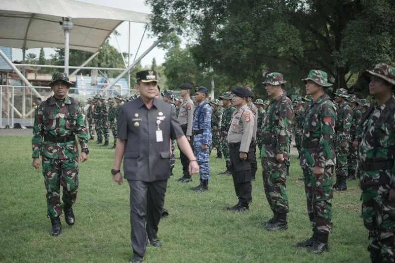 Pj Bupati HSS Buka TMMD ke-121 Kodim 1003/HSS