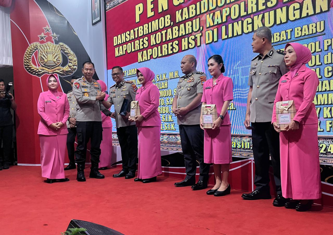 Pesan Kapolda Kalsel Atas Pergantikan PJU dan Kapolres