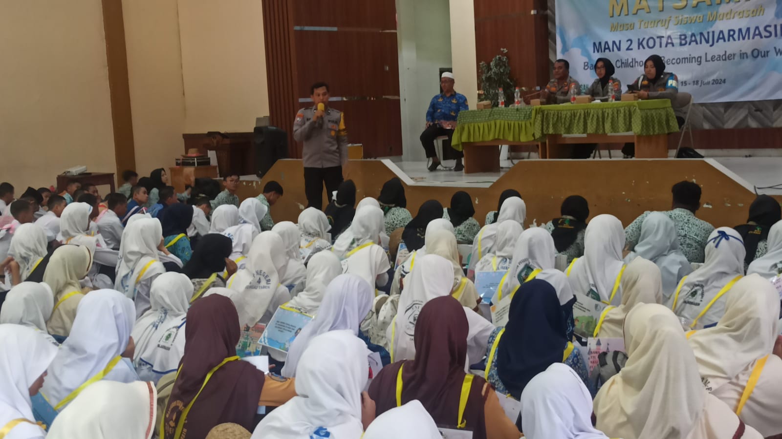 Aipda Bekti Susilo Ingatkan No Bullying dan Bahaya Narkoba