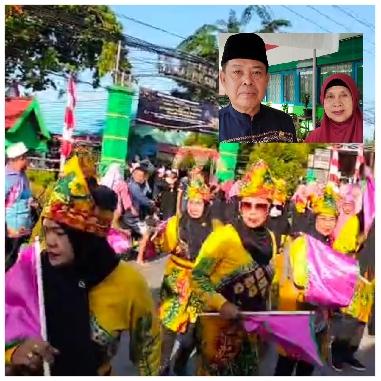 Ribuan Pelajar Ikut Pawai Tahun Baru Islam di Banjarmasin Selatan