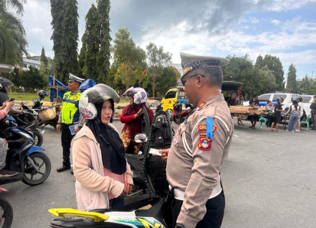 Satlantas Polres Kotabaru Tindak Tegas Pengendara Motor Knalpot Brong