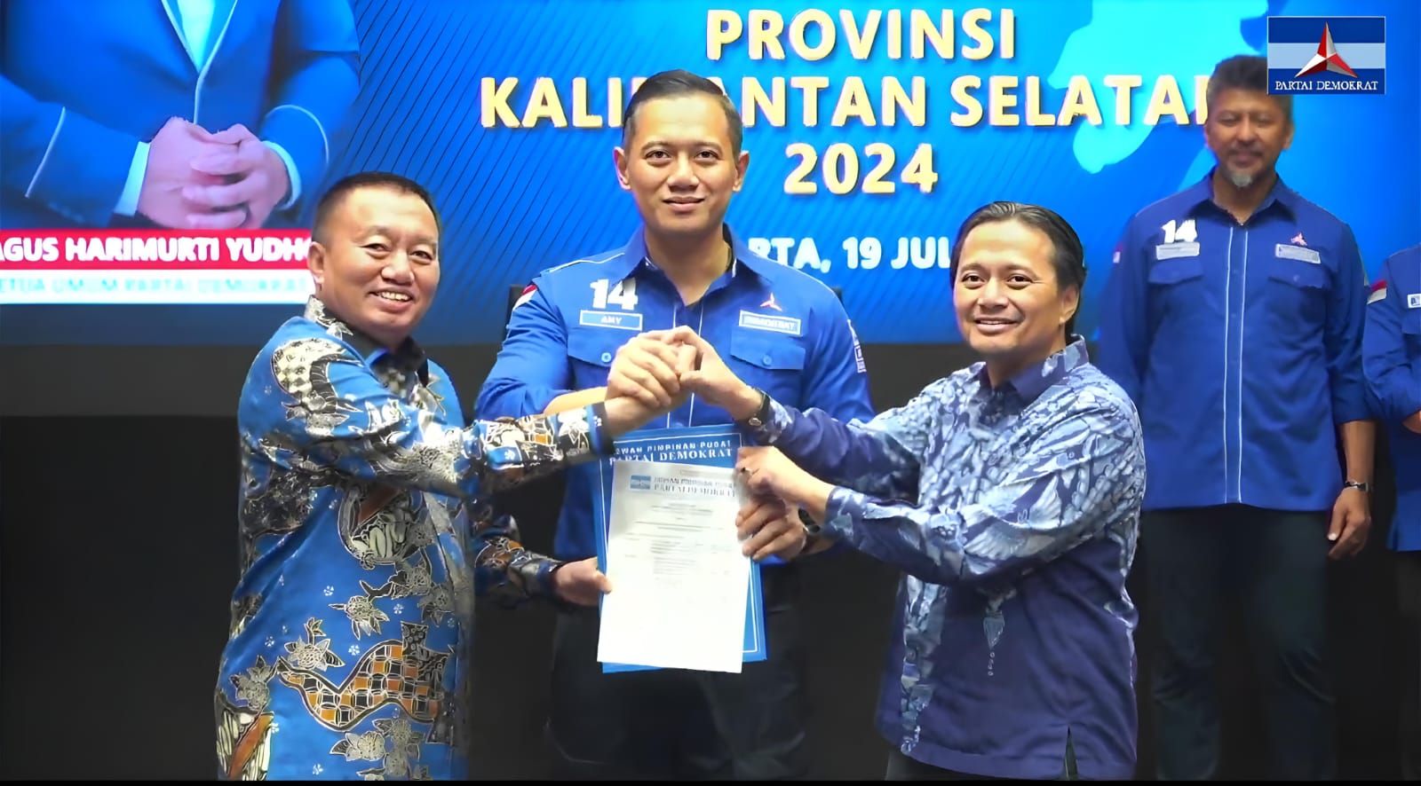 Partai Demokrat Usung Muhidin-Hasnuryadi di Pilgub Kalsel