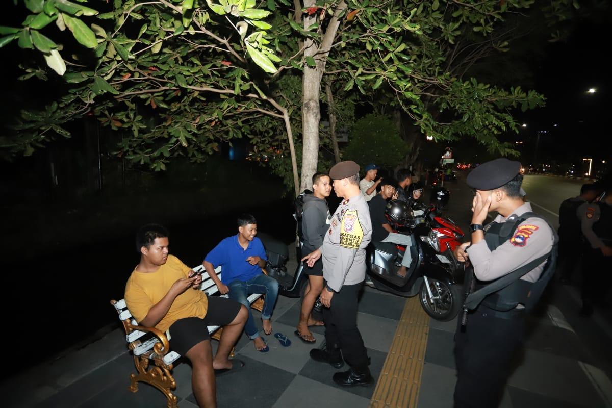 Antisipasi Peredaran Pil Putih, Satsamapta Polresta Banjarmasin Razia Sejumlah Titik