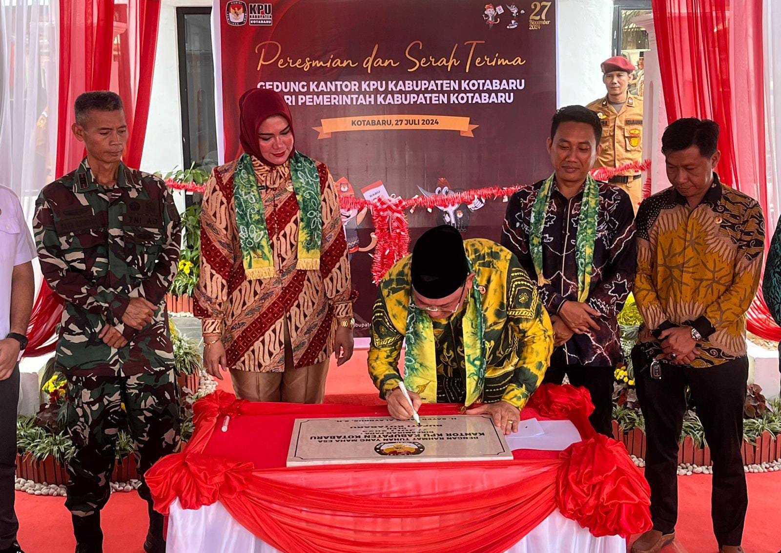 Gedung Baru KPU Kotabaru Diresmikan