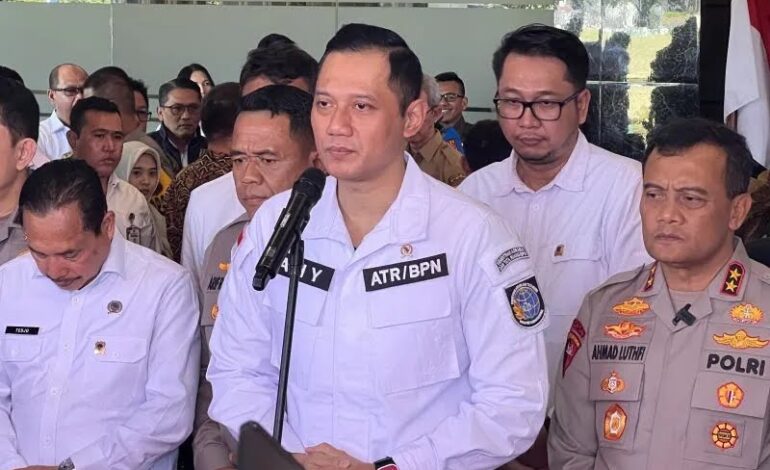 Menteri AHY Ungkap Kasus Mafia Tanah yang Rugikan Negara Rp3,41 Triliun