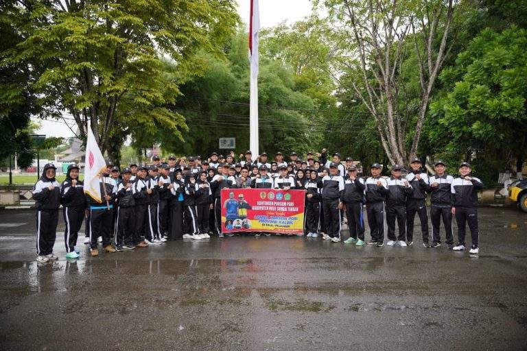 Wabup HST Melepas 85 orang Kontingen Porseni PGRI
