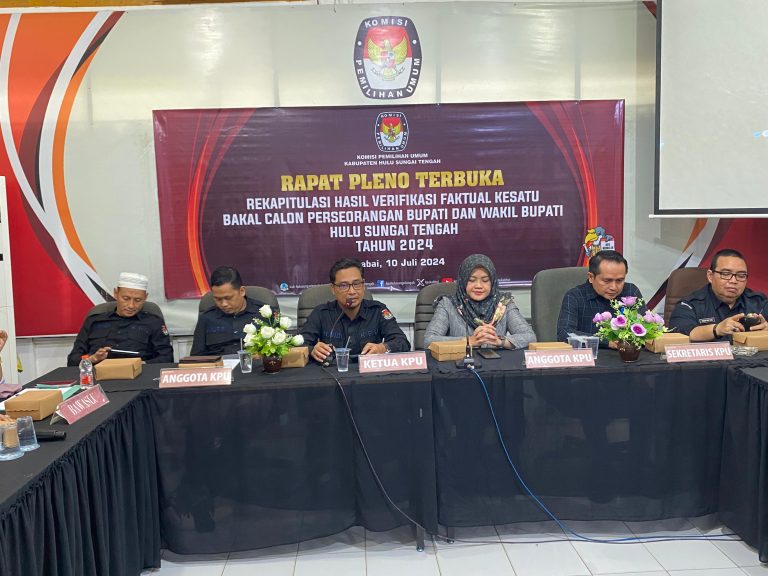 Bupati HST Petahana Lolos Verifikasi KPU Ikut Pilkada