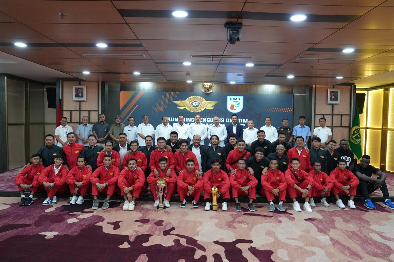 Adhyaksa FC Naik ke Liga 2, Jaksa Agung Pompa Semangat Pemain dan Jajaran Official