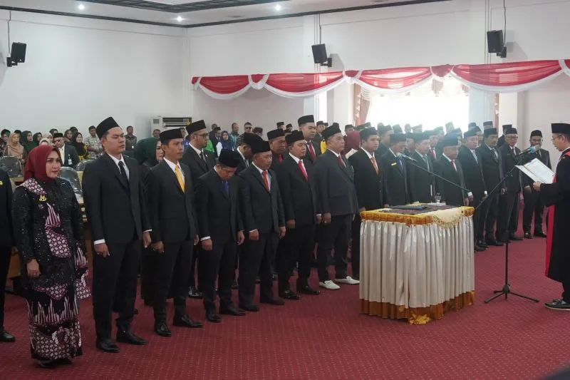 Sekda HSS Ucapkan Selamat Atas Pelantikan Anggota DPRD HSS