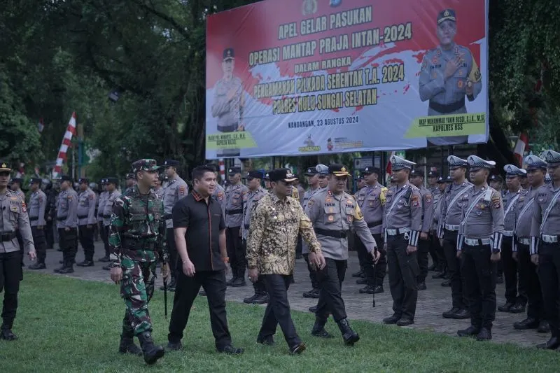 Polres HSS Mulai Pengamanan Tahapan Pilkada