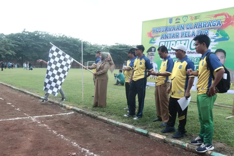 Disporapar HSS Gelar Kejuaraan Olahraga Bupati Cup Antar Pelajar