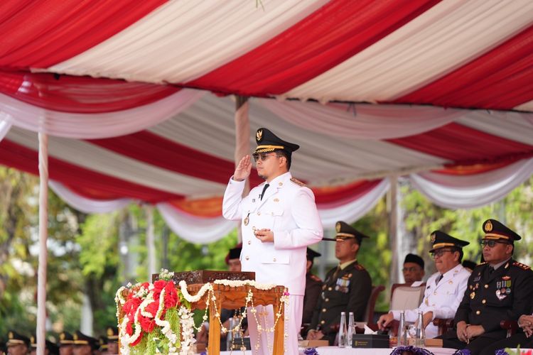 Bupati HST Inspektur Upacara HUT ke-79 Kemerdekaan RI