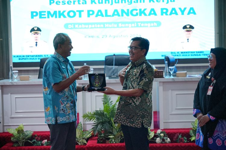 Wabup HST Sambut Positif Kerja Sama dengan Pemkot Palangkaraya