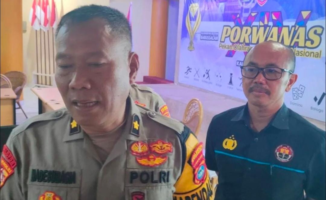 Sukseskan Porwanas, Polresta Banjarmasin Tempatkan Personel di Lokasi Pertandingan