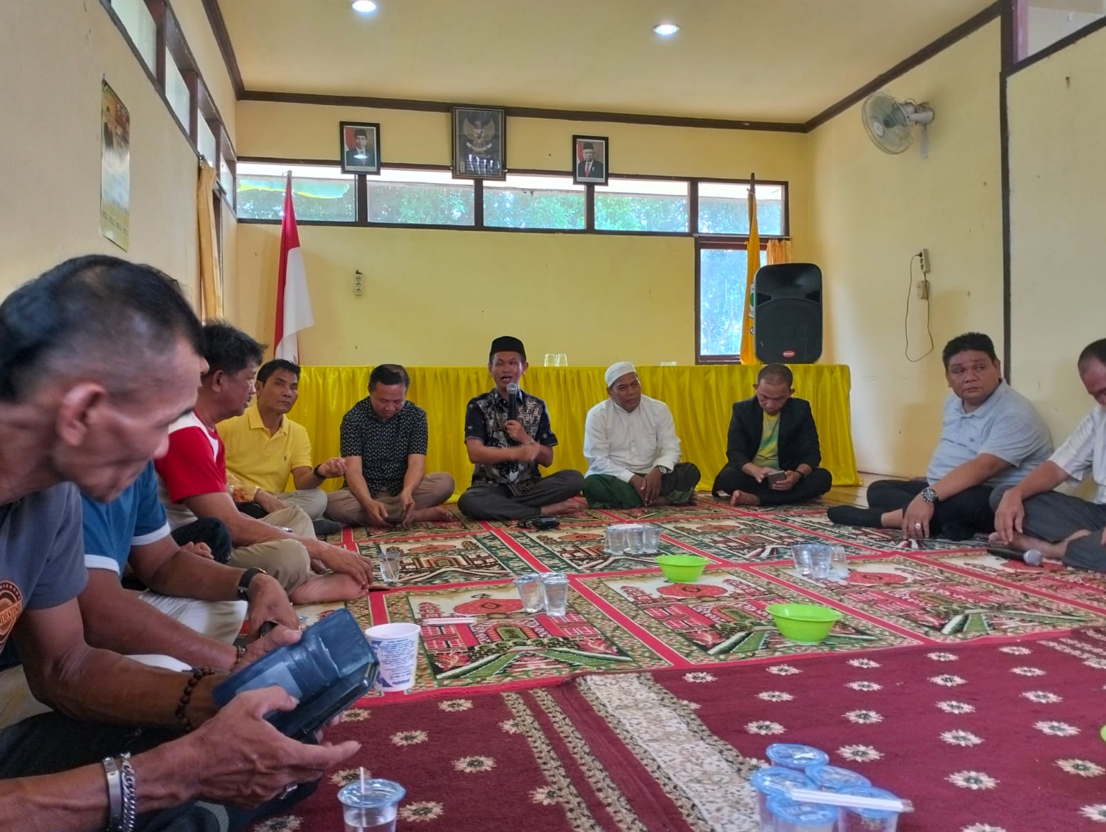 SK Rekomendasi Telah Di Terima, RAMA Syukuran Di Sekretariat DPD Partai Golkar Batola.